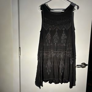 Free People Keyhole Back Sleeveless Dress